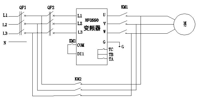 XFC550變頻器在破碎機上的應用(圖4) XFC550變頻器在破碎機上的應用(圖4)